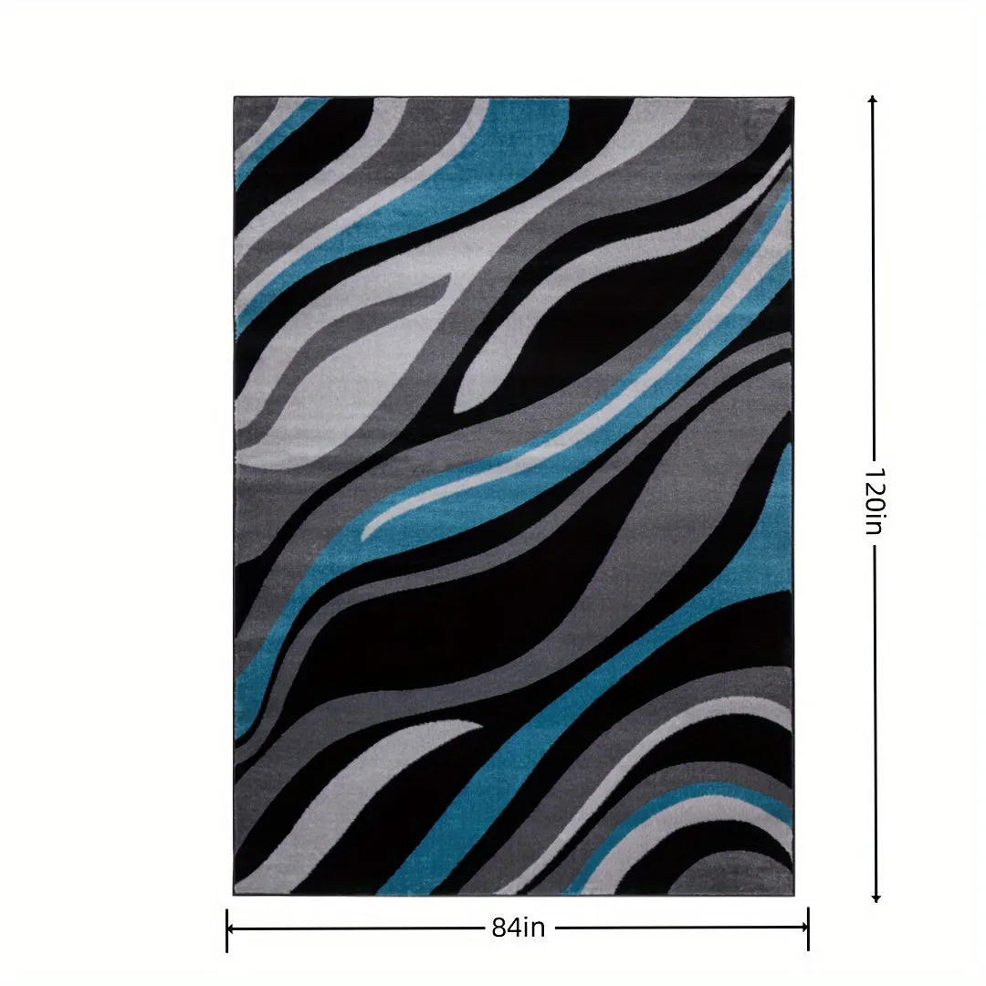 Large Carpet, Living Room, Bedroom, Study, Balcony Carpet, Abstract Pattern Style, Exquisite Modern Design Rectangular Carpet Imported From Türkiye, Furniture Decoration, New House Decoration, Housewarming Holiday Gift